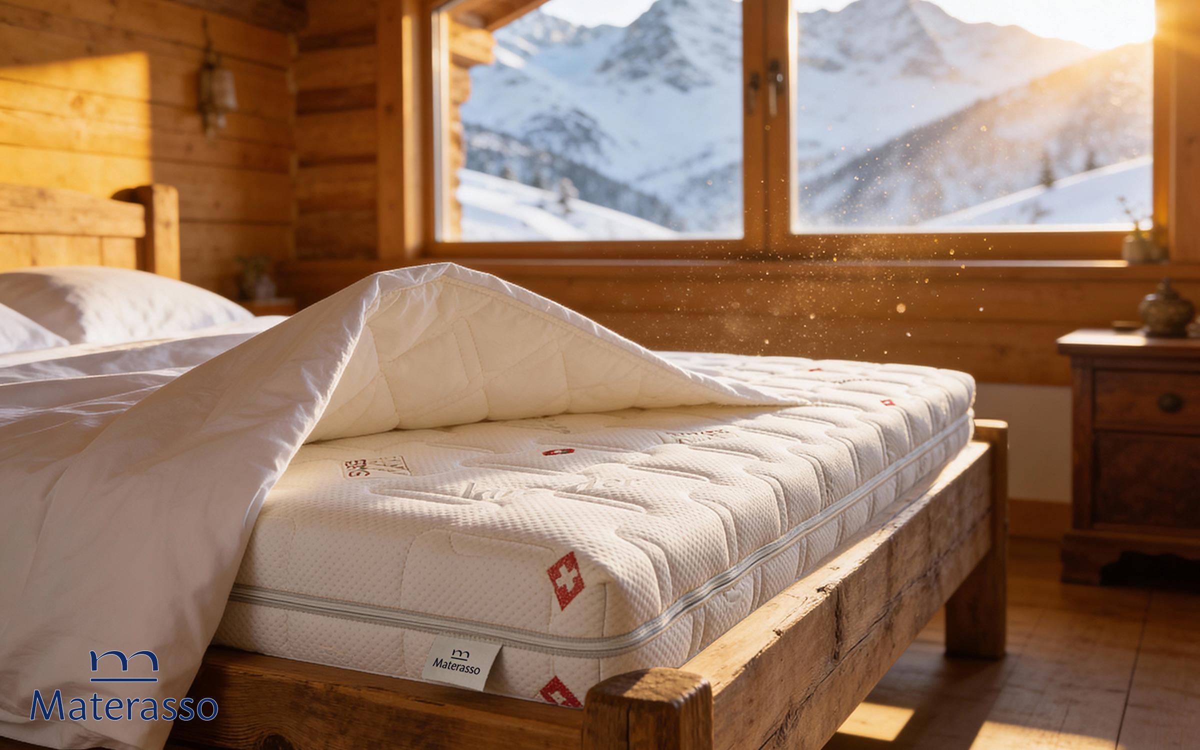 Saltea 120/200, cu doua fete Swiss Dream, alb  2